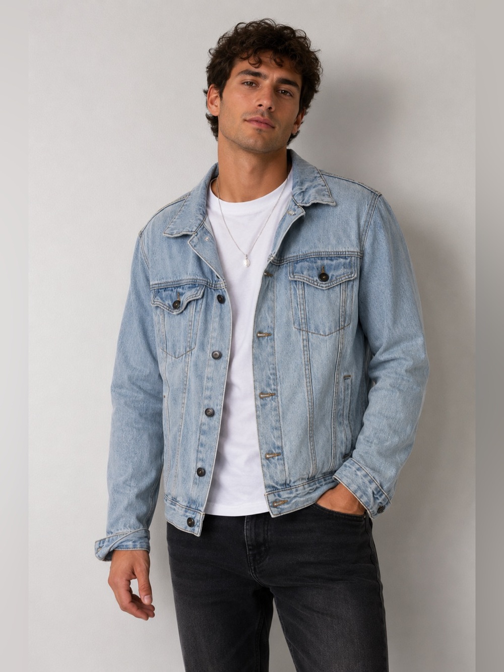 Brooklyn Cloth Blue Lightweight Jean Jacket Classic Style